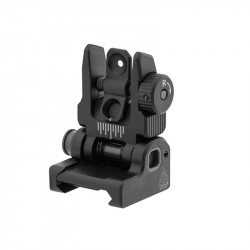 ACCU-SYNC Spring-loadd AR15 Flipup RS,Blk LEAPERS-INC
