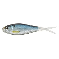 Shd,3 1/2",1/2oz,Soft JB,SS,Slvr/Blu,N/A LIVETARGET-LURES