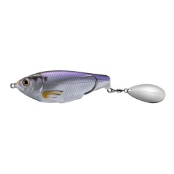 Shd,3 1/2",5/8oz,HB CB,Mtlc Violt Shd,3/0 LIVETARGET-LURES
