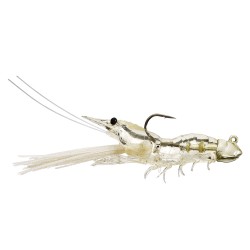 Shrmp,2 3/4",3/8oz,SPJig,SS,Clear,1/0 LIVETARGET-LURES