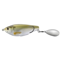 Shd,3 1/2",5/8oz,HB CB,SCTW,Mtlc Moss,3/0 LIVETARGET-LURES