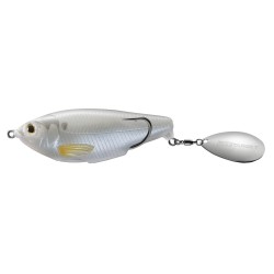 Shd,3 1/2",5/8oz,HB CB,SC,TW,Prl Ghst,3/0 LIVETARGET-LURES