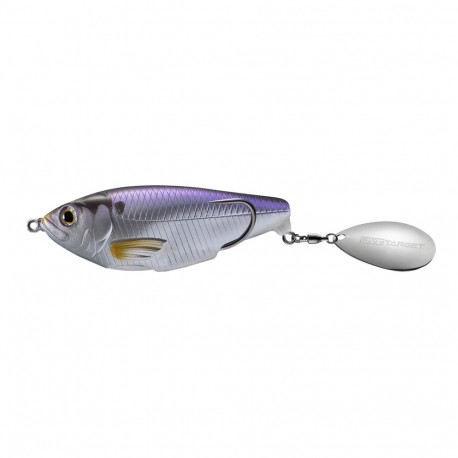 Shd,2 1/2",1/2oz,HB CB,Mtlc Vlt Shd,2/0 LIVETARGET-LURES