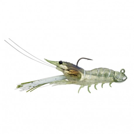 3 1/2",3/4oz,SPJig,SS,Grass Shrimp,2/0 LIVETARGET-LURES
