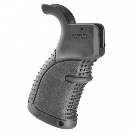 Rubberized Ergonomic Pistol Grip AR15 Blk FAB-DEFENSE