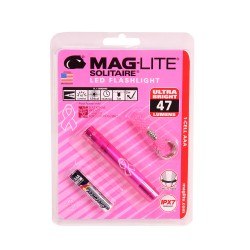 2 Cell AAA Solitaire LED,NBCF PINK,Blistr MAGLITE