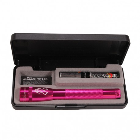 3 Cell AA MM LED Flashlight PB,NBCF PINK MAGLITE