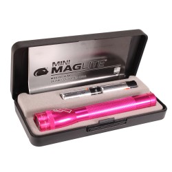 MINI MAGLITE AA Pres Box ,NBCF PINK MAGLITE