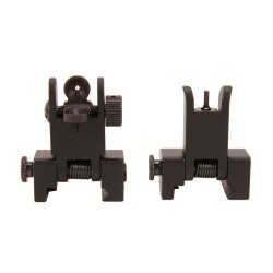 FRONT AND REAR SIGHTSET SPRING LOADED MET AMERICAN-TACTICAL