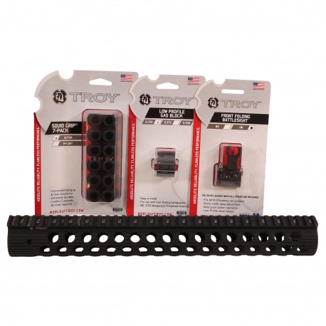 Alpha 15", HK Folding Sight BLK TROY-INDUSTRIES