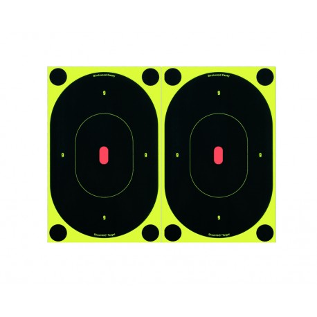 B24-12 SNC 7" Oval Target (Per12) BIRCHWOOD-CASEY