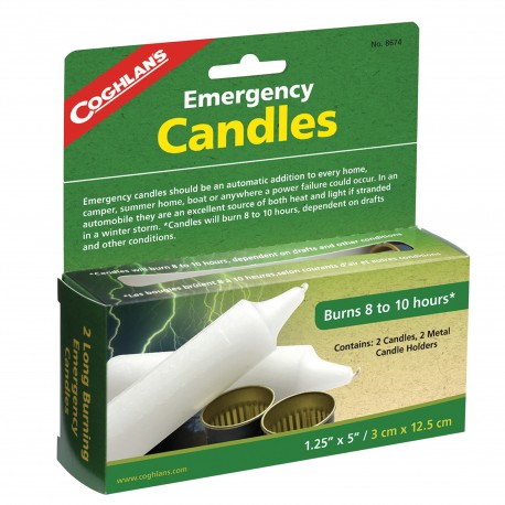 Emergency Candles -- pkg of 2 COGHLANS